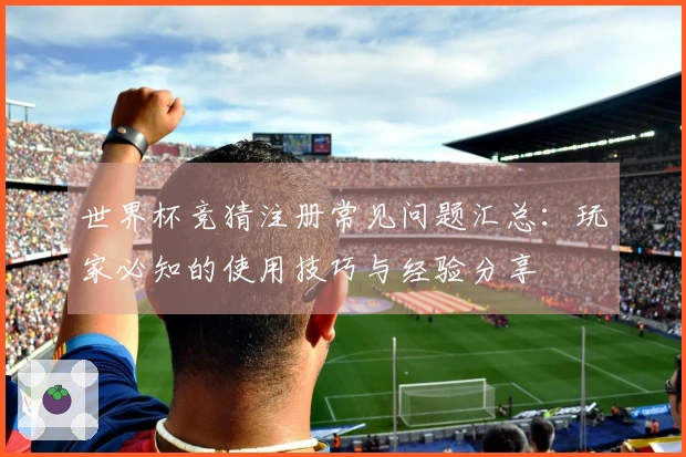 世界杯竞猜注册常见问题汇总：玩家必知的使用技巧与经验分享